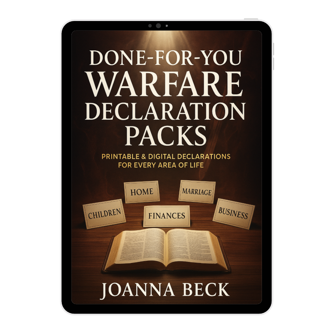 WARFARE DECLARATION PACKS Joanna Beck Ministries