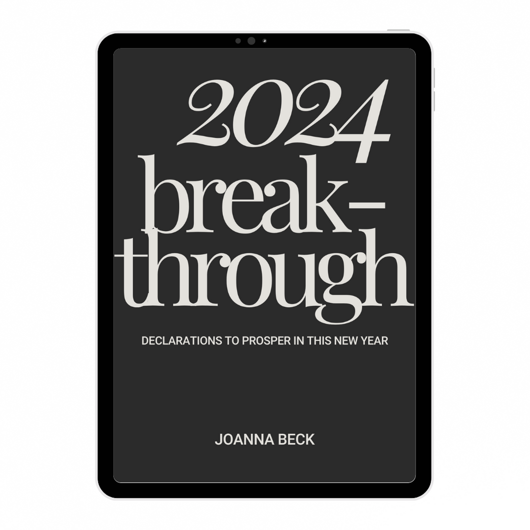 2024 BREAKTHROUGH DECLARATIONS EBOOK