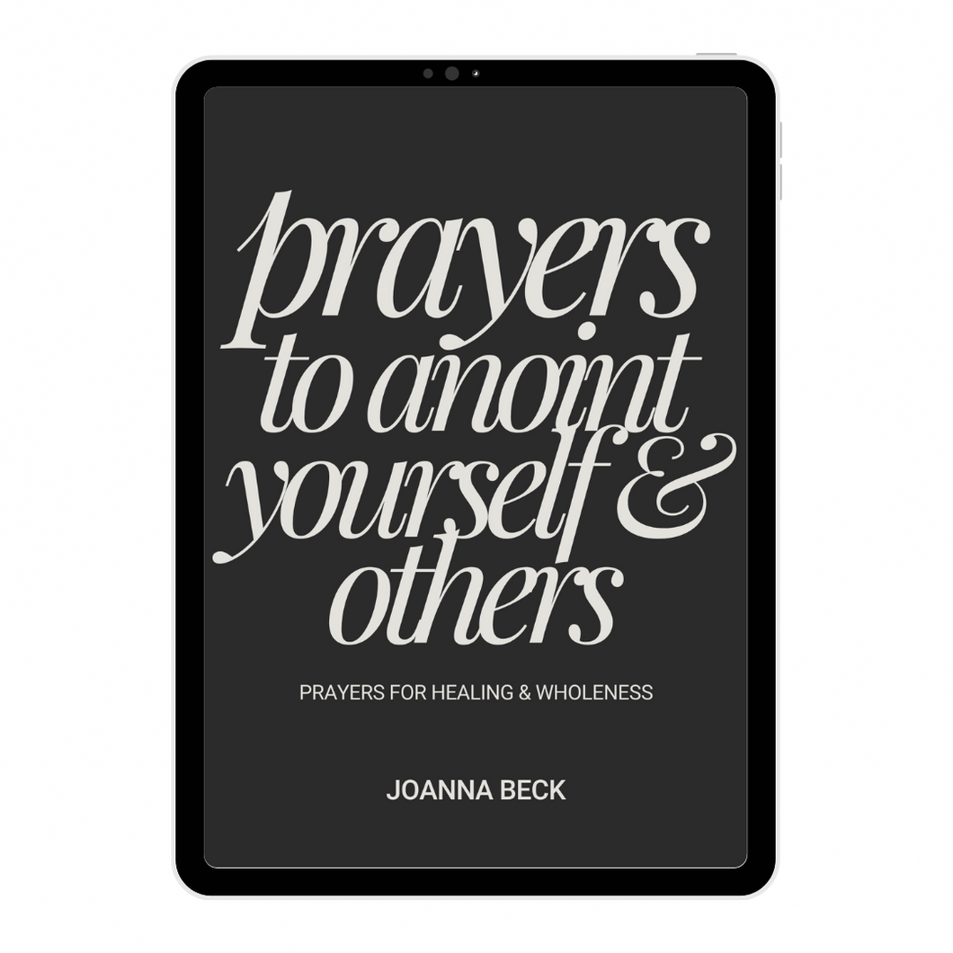 PRAYERS TO ANOINT YOURSELF & OTHERS - MINI EBOOK